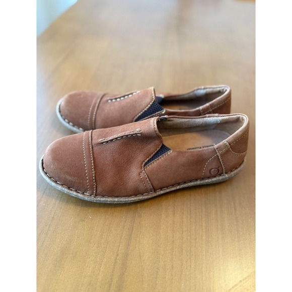 Born Women's Tan Leather Loafers - Picture 6 of 6